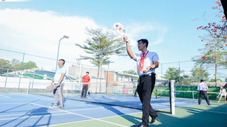 TRƯỜNG ĐẠI HỌC CÔNG NGHỆ ĐỒNG NAI: SÔI NỔI GIẢI GIAO HỮU PICKLEBALL MỞ RỘNG