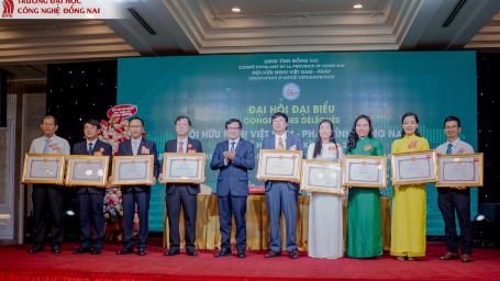 TRƯỜNG ĐẠI HỌC CÔNG NGHỆ ĐỒNG NAI THAM DỰ ĐẠI HỘI ĐẠI BIỂU HỘI HỮU NGHỊ VIỆT NAM - PHÁP TỈNH ĐỒNG NAI LẦN THỨ II, NHIỆM KỲ 2024-2029