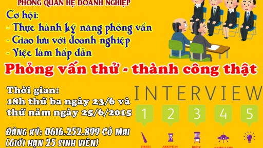 Chương trình "Phỏng vấn thử - Thành công thật"