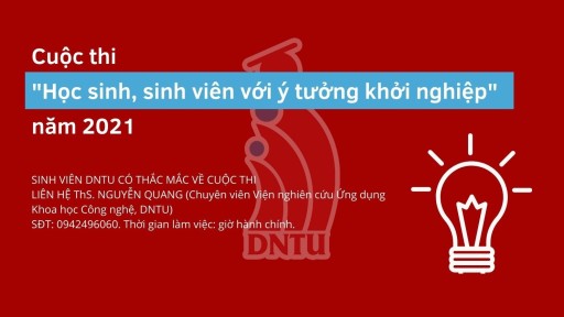 Cuộc thi "Học sinh, sinh viên với ý tưởng khởi nghiệp" năm 2021