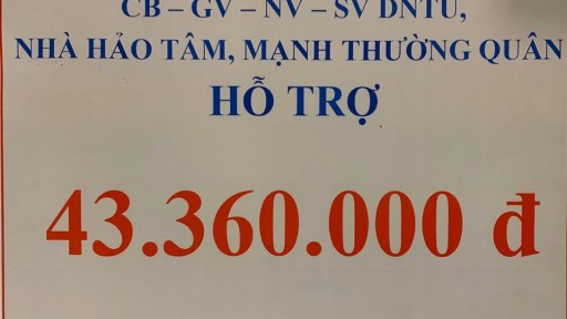 Dntu chung tay chia sẻ “tấm lòng vàng” cho sinh viên Đức Huy (khoa Công nghệ) có hoàn cảnh đặc biệt