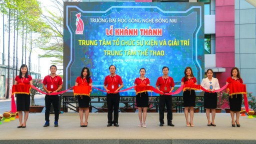 DNTU khánh thành Trung tâm Tổ chức Sự kiện và Giải trí, Trung tâm thể thao: Thêm điểm hẹn cho sinh viên học tập, rèn luyện, giải trí