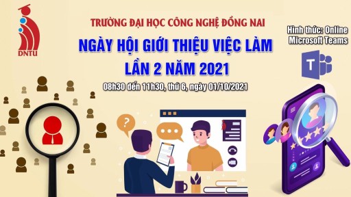 DNTU: "Ngày hội" việc làm (lần 2) năm 2021