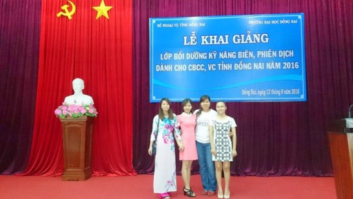 DNTU tham gia khóa đào tạo biên phiên dịch tiếng Anh