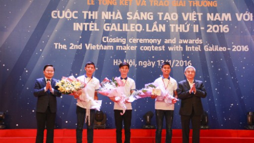 Giải Nhất cuộc thi Nhà sáng tạo Việt Nam cùng Intel Galileo năm 2016 đã thuộc về trường Đại học Công nghệ Đồng Nai