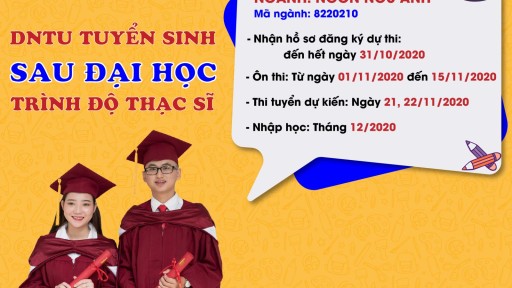 Học Thạc sĩ Ngôn ngữ Anh tại DNTU