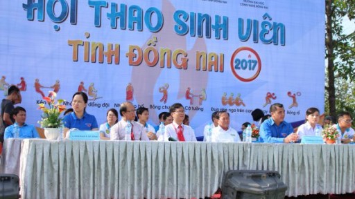 Khai mạc “Hội thao Sinh viên tỉnh Đồng Nai và Hưởng ứng Ngày chạy Olympic vì sức khỏe toàn dân năm 2017”