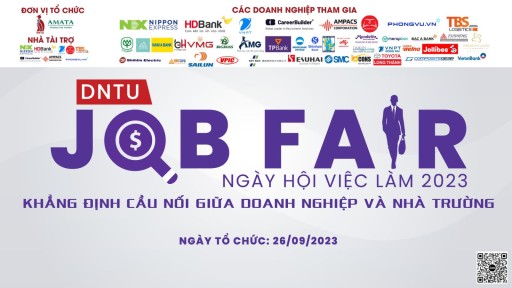 Ngày hội Việc làm 2023 – DNTU JOB FAIR 2023 , “nhịp cầu chắc chắn” với Doanh nghiệp