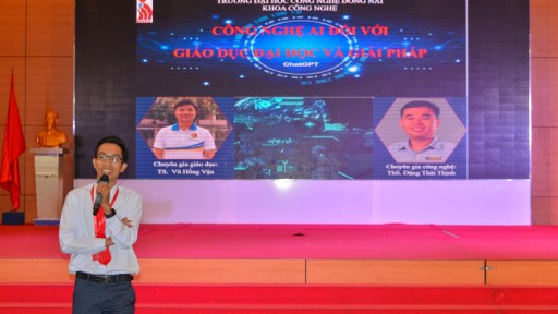Trường Đại học Công nghệ Đồng Nai - Khoa Công nghệ tổ chức Hội thảo với chủ đề “AI đối với giáo dục đại học và giải pháp”