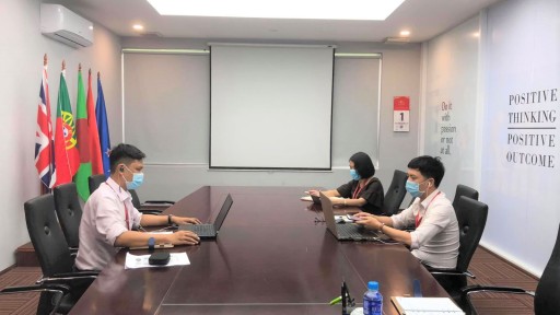 Trường Đại học Công nghệ Đồng Nai làm việc trực tuyến với UB Group về các dự án liên quan các sinh viên ngành Tài chính.