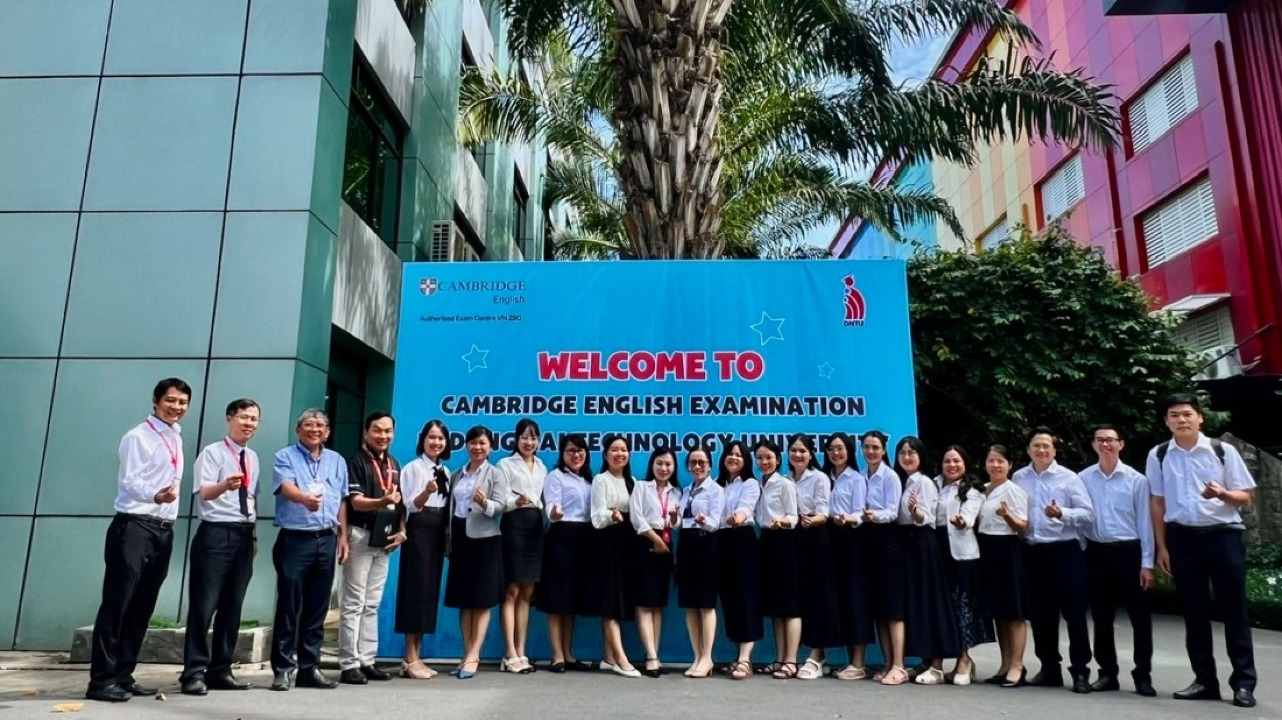 The Cambridge English Certificate Examination Successfully Held at Dong Nai University of Technology