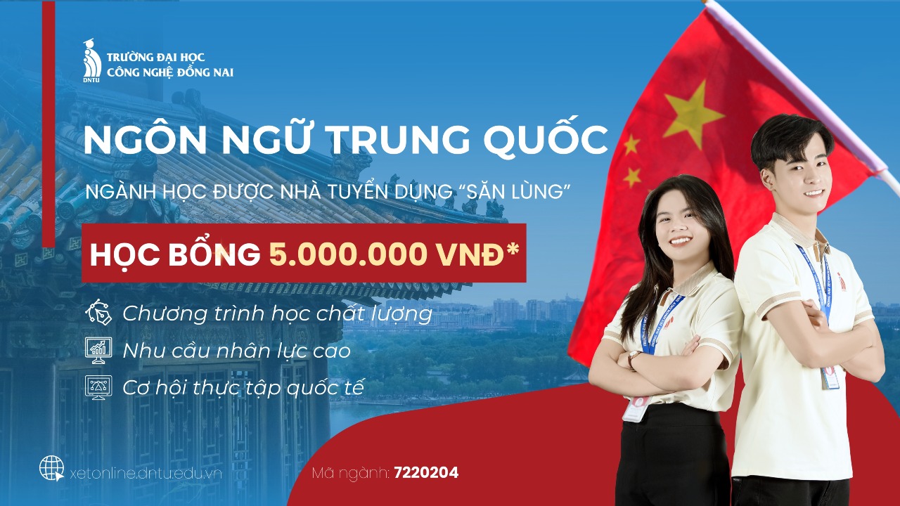 Học ngôn ngữ Trung Quốc tại DNTU - Hiểu tiếng Hoa, hoạ chữ Hoa