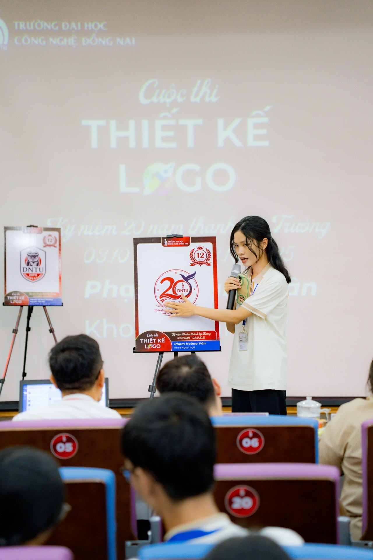 Kết quả chung kết cuộc thi thiết kế logo - Hoạt động kỷ niệm 20 năm thành lập Trường Đại học Công nghệ Đồng Nai