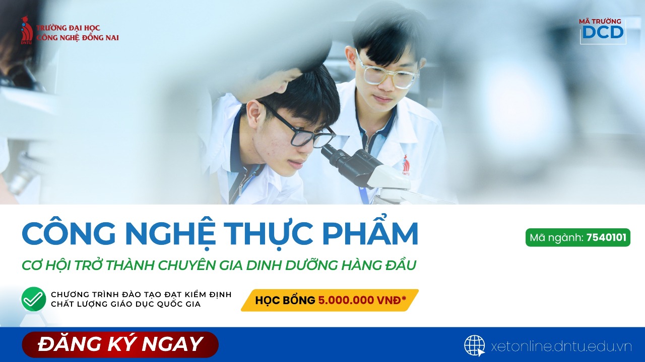 Ngành Công nghệ Thực phẩm - Cơ hội trở thành chuyên gia dinh dưỡng hàng đầu