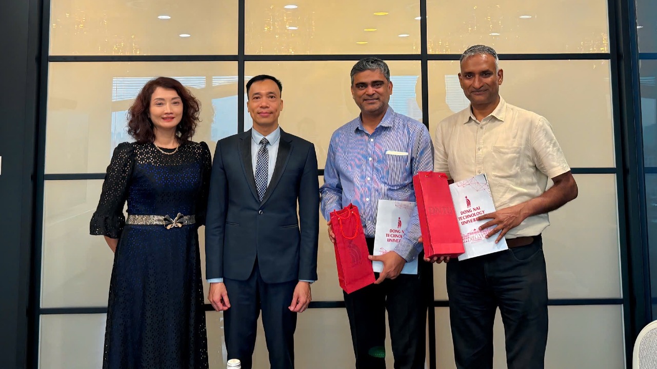 Hợp tác chiến lược giữa Đại học Công nghệ Đồng Nai và IIT Gandhinagar: Bước tiến mới trong nghiên cứu khoa học dành cho sinh viên, học viên, giảng viên và chuyển giao công nghệ mang tầm cỡ quốc tế.
