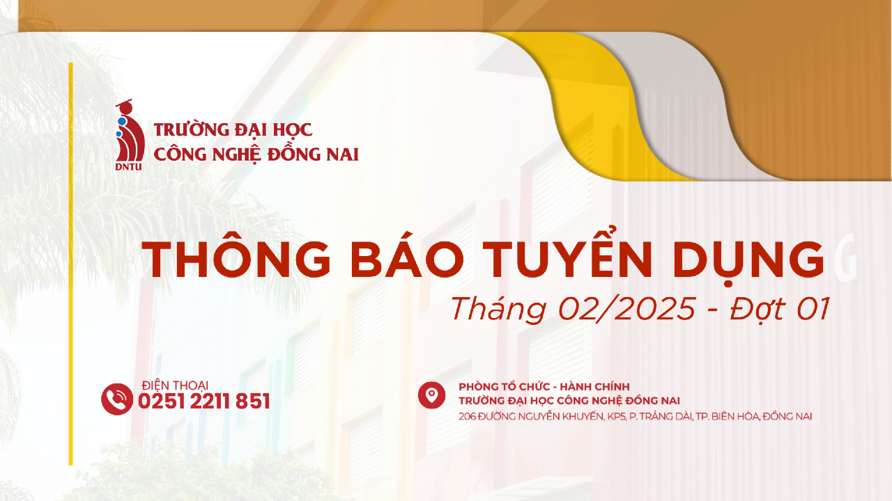 Thông báo Tuyển dụng tháng 02/2025 - Đợt 01