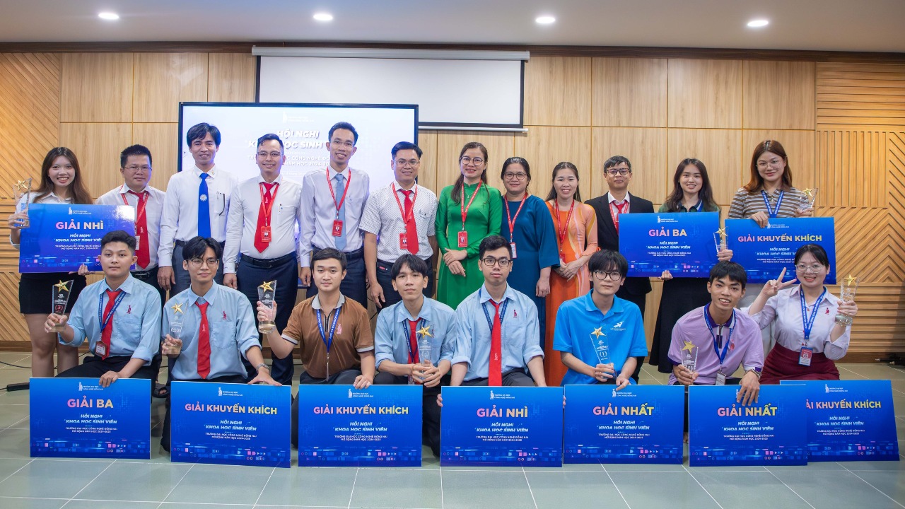 Hội nghị Khoa học Sinh viên Trường Đại học Công nghệ Đồng Nai mở rộng năm 2025: Lan tỏa tinh thần học thuật, khơi dậy sáng tạo trẻ