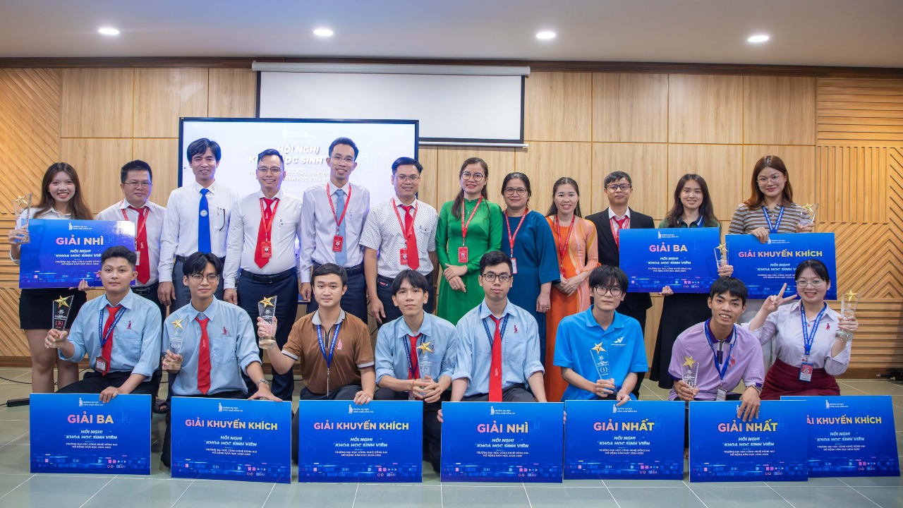 Hội nghị Khoa học Sinh viên Trường Đại học Công nghệ Đồng Nai mở rộng 2025