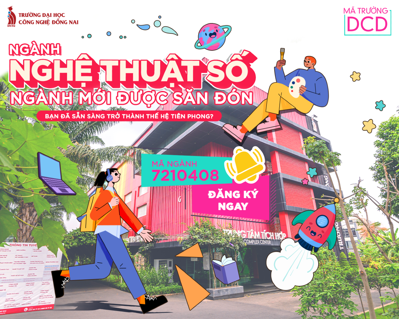 Ngành mới - Nghệ thuật số: Tân binh có gì hot mà được săn đón tại DNTU?