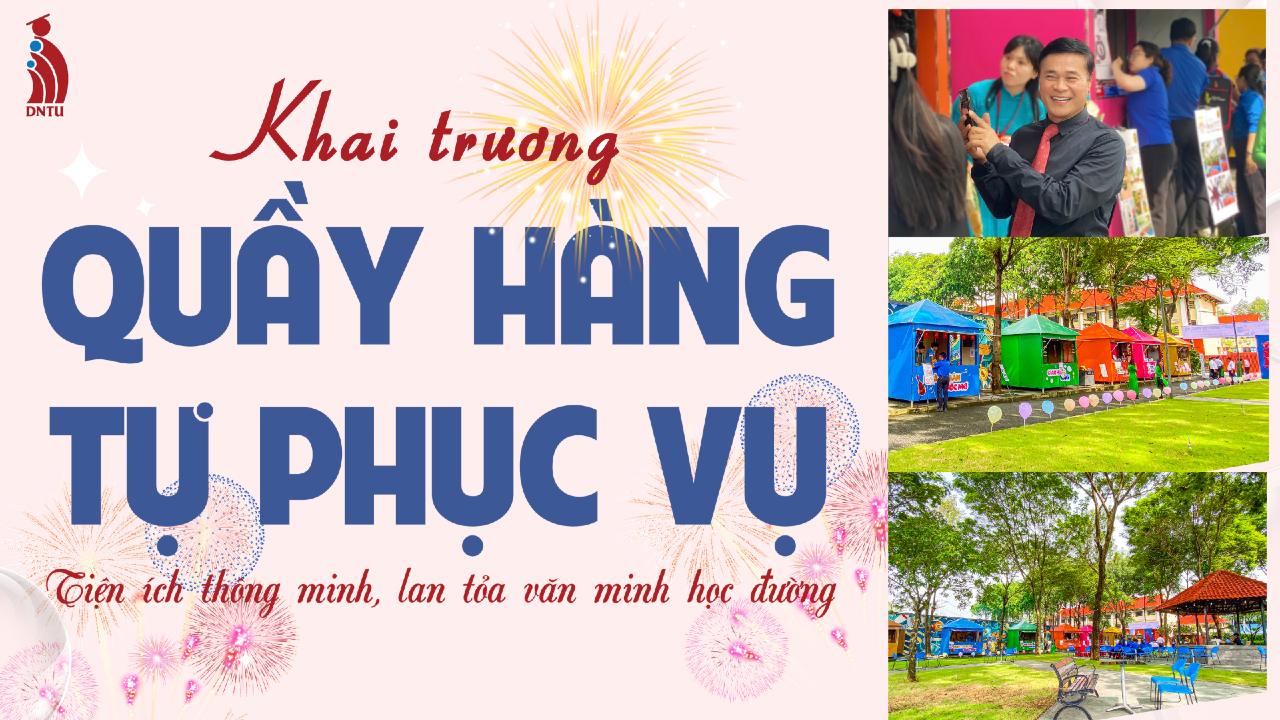 Chính thức khai trương "Quầy hàng tự phục vụ": Tiện ích thông minh, lan tỏa văn minh học đường