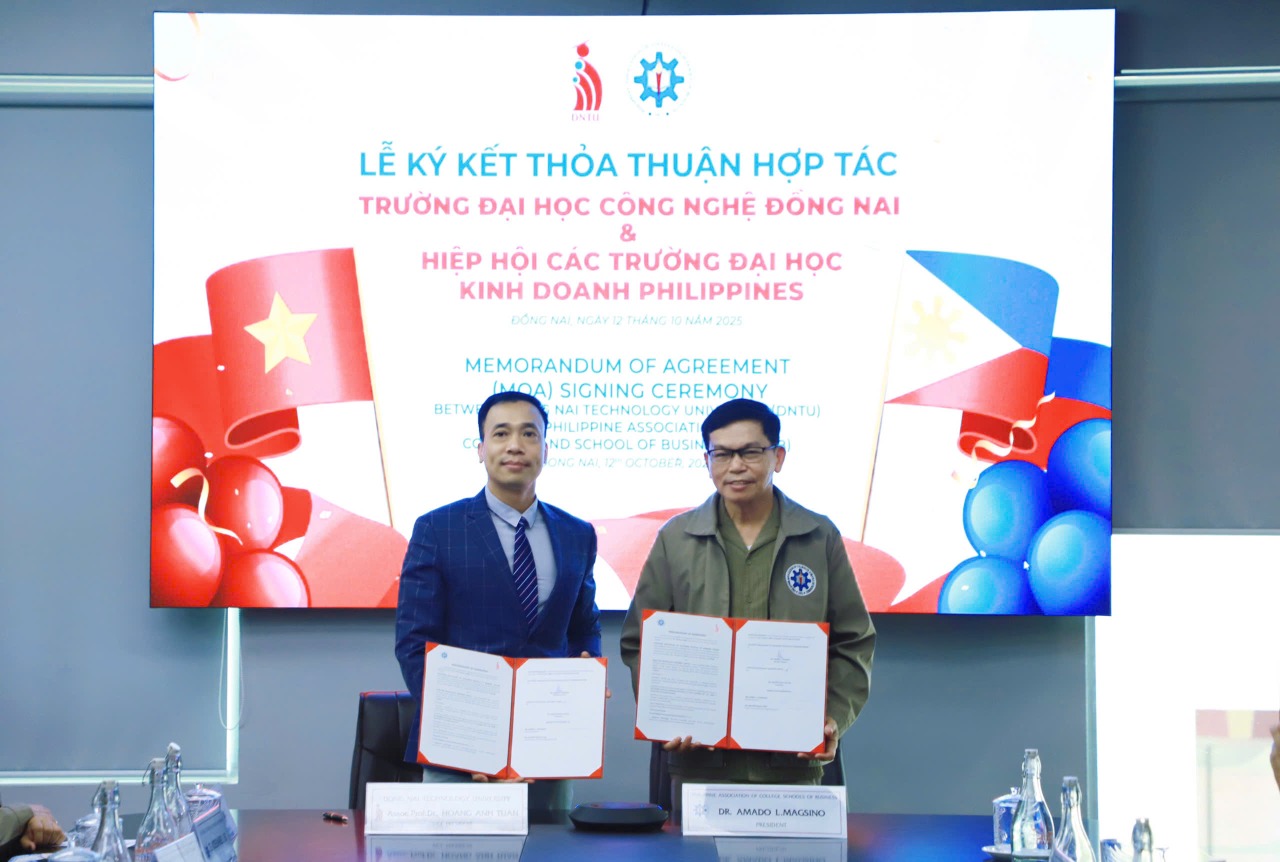 DNTU ký kết hợp tác với Hiệp hội các Trường Đại học Kinh doanh Philippines (PACSB)