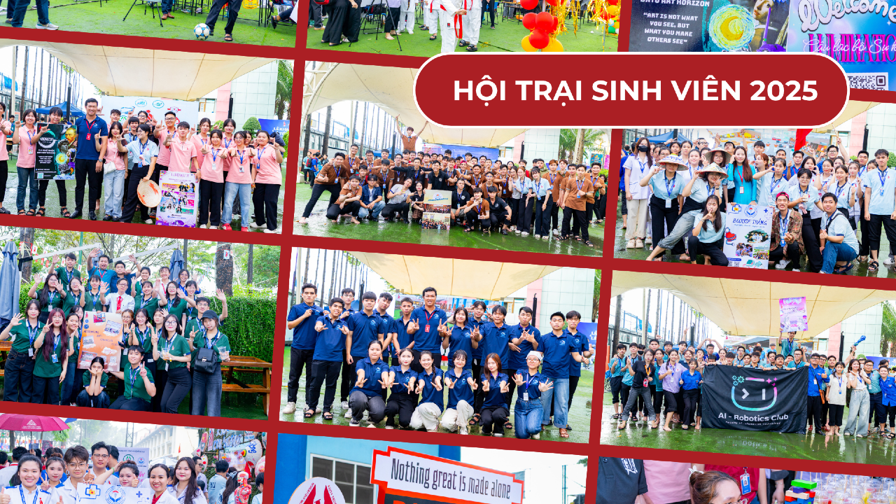 Hội trại sinh viên DNTU 2025 - Nơi sắc màu thanh xuân hội tụ
