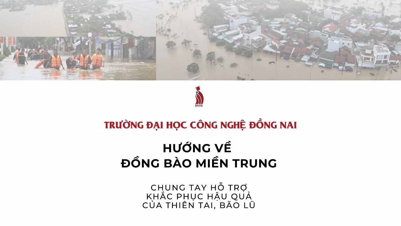 DNTU phát động chương trình ủng hộ Nhân dân miền Trung khắc phục hậu quả thiên tai