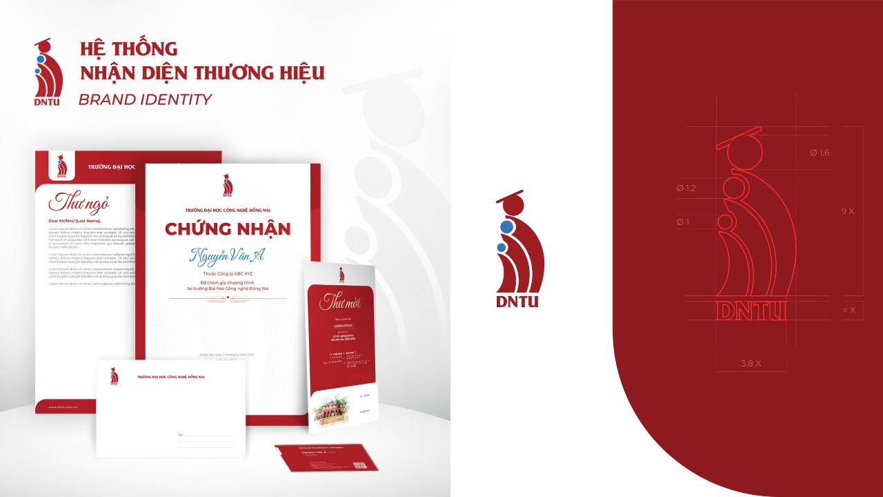 Ngắm nhìn hành trình hai thập kỷ của DNTU qua bộ nhận diện mang đậm bản sắc Nhà trường