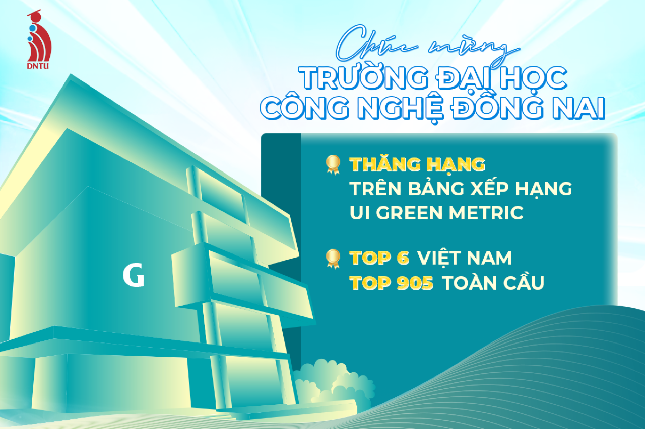 DNTU THĂNG HẠNG TRÊN BẢNG XẾP HẠNG ĐẠI HỌC XANH THẾ GIỚI UI GREENMETRIC 2025 