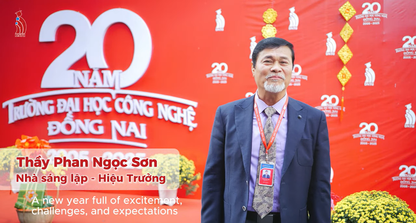 TS. Phan Ngọc Sơn - Hiệu trưởng Nhà trường gửi lời chúc mừng xuân Bính Ngọ 2026