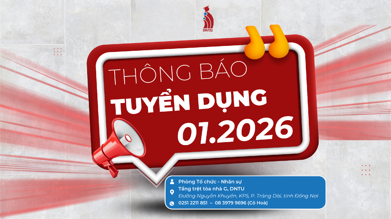 Thông báo Tuyển dụng tháng 01 năm 2026