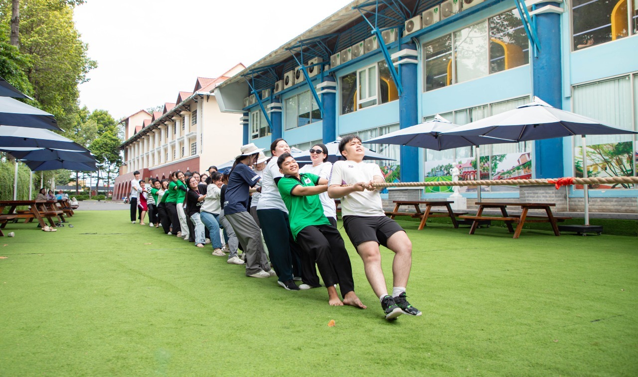 A vibrant sports event between PAS Team and DNTU - When sports become a bridge of friendship between two nations.