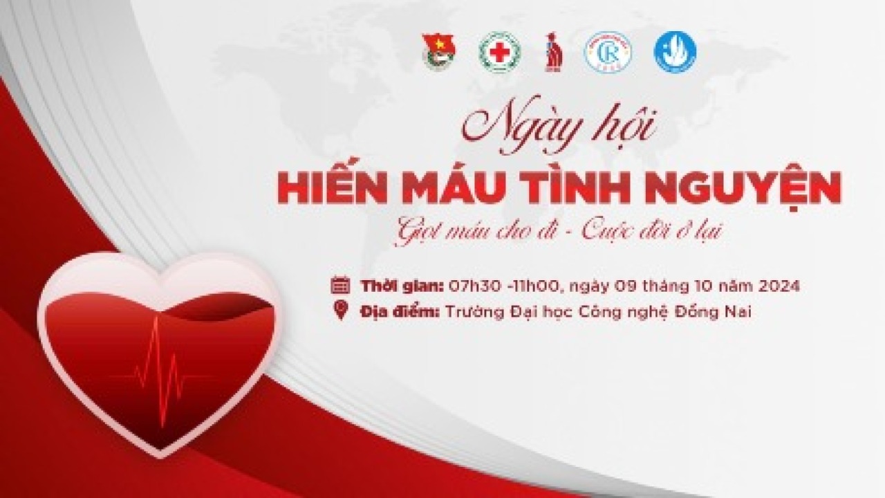 VOLUNTARY BLOOD DONATION DAY AT DONG NAI UNIVERSITY OF TECHNOLOGY