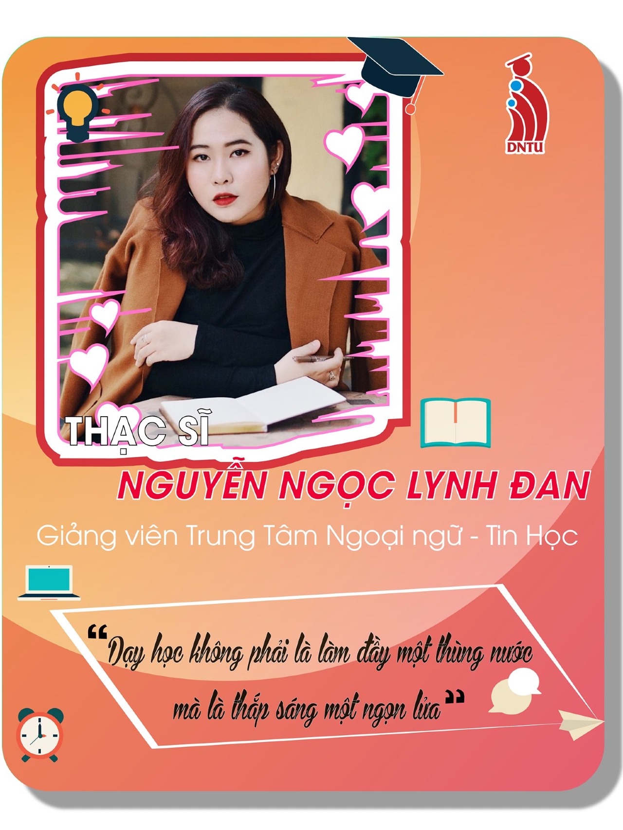 Giảng viên DNTU, năng động tươi trẻ: Đứng trên bục giảng là một dạng hạnh phúc