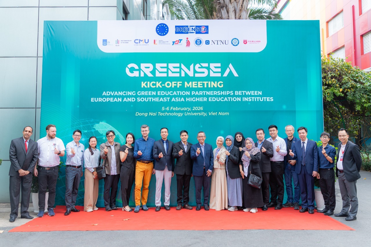 DNTU Connects with International Partners: Launching the GREENSEA Project to Promote Green Education