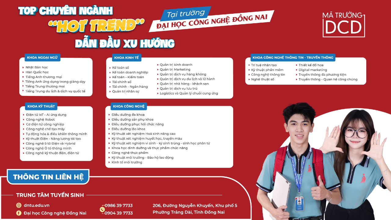 Top Trending Majors – Pioneering Future Trends at DNTU