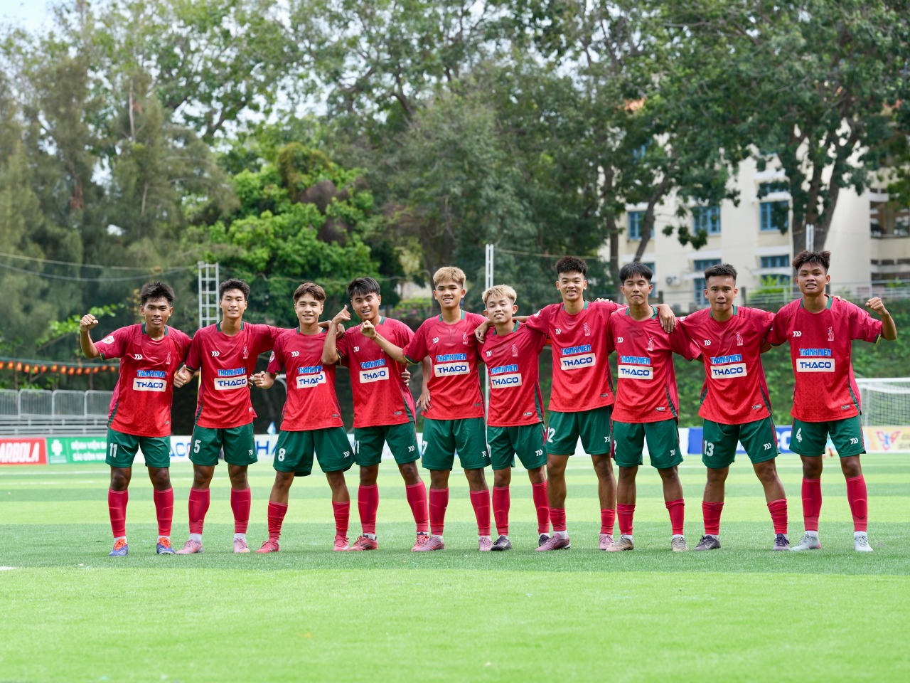 DNTU FC vào tứ kết Giải bóng đá Thanh Niên Sinh viên Việt Nam 2026 với thành tích bất bại vòng bảng