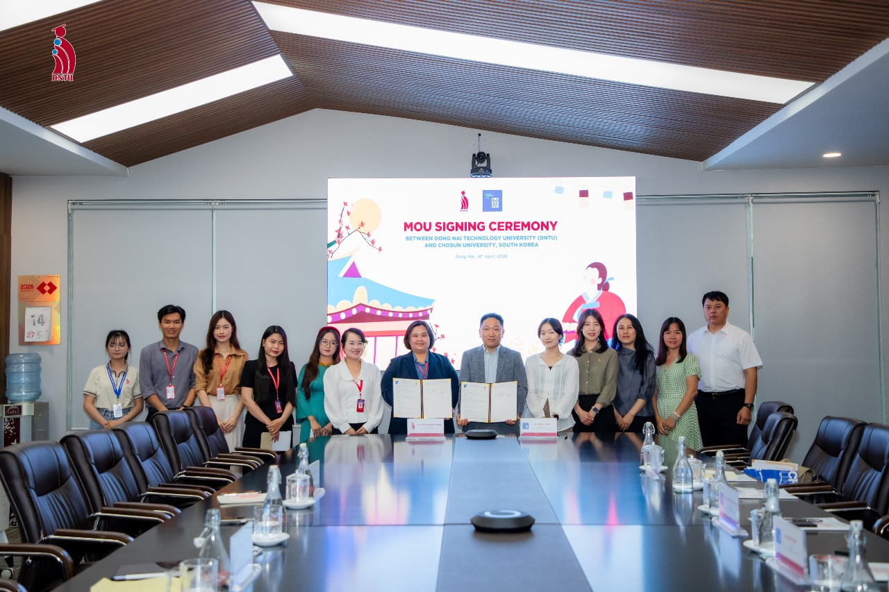 DNTU mở rộng hợp tác quốc tế cùng Trường Đại học Chosun (Hàn Quốc)