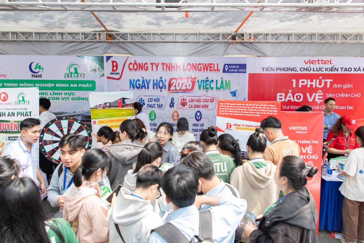 Khép lại Ngày hội Thực tập và Làm việc Quốc tế 2026: Kết nối cơ hội – Đồng hành phát triển cùng Thành phố Đồng Nai