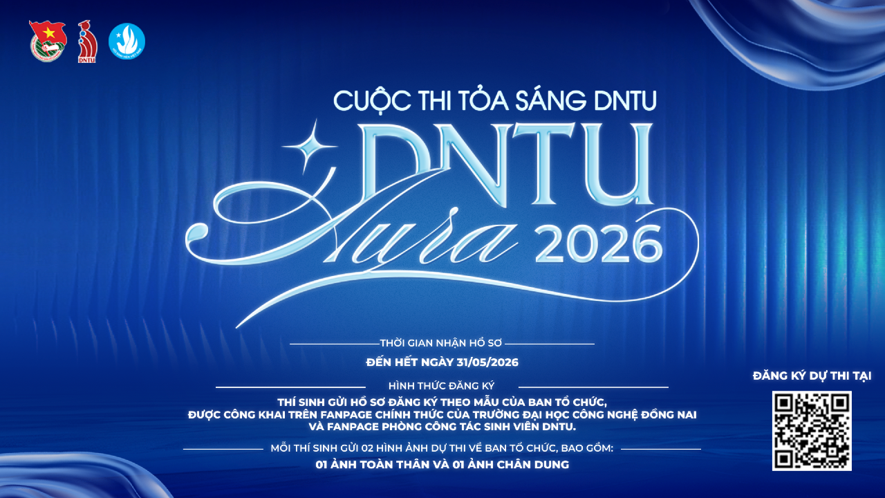 [CHÍNH THỨC KHỞI ĐỘNG] Cuộc thi nét đẹp sinh viên "Tỏa sáng DNTu - DNTU AURA 2026"