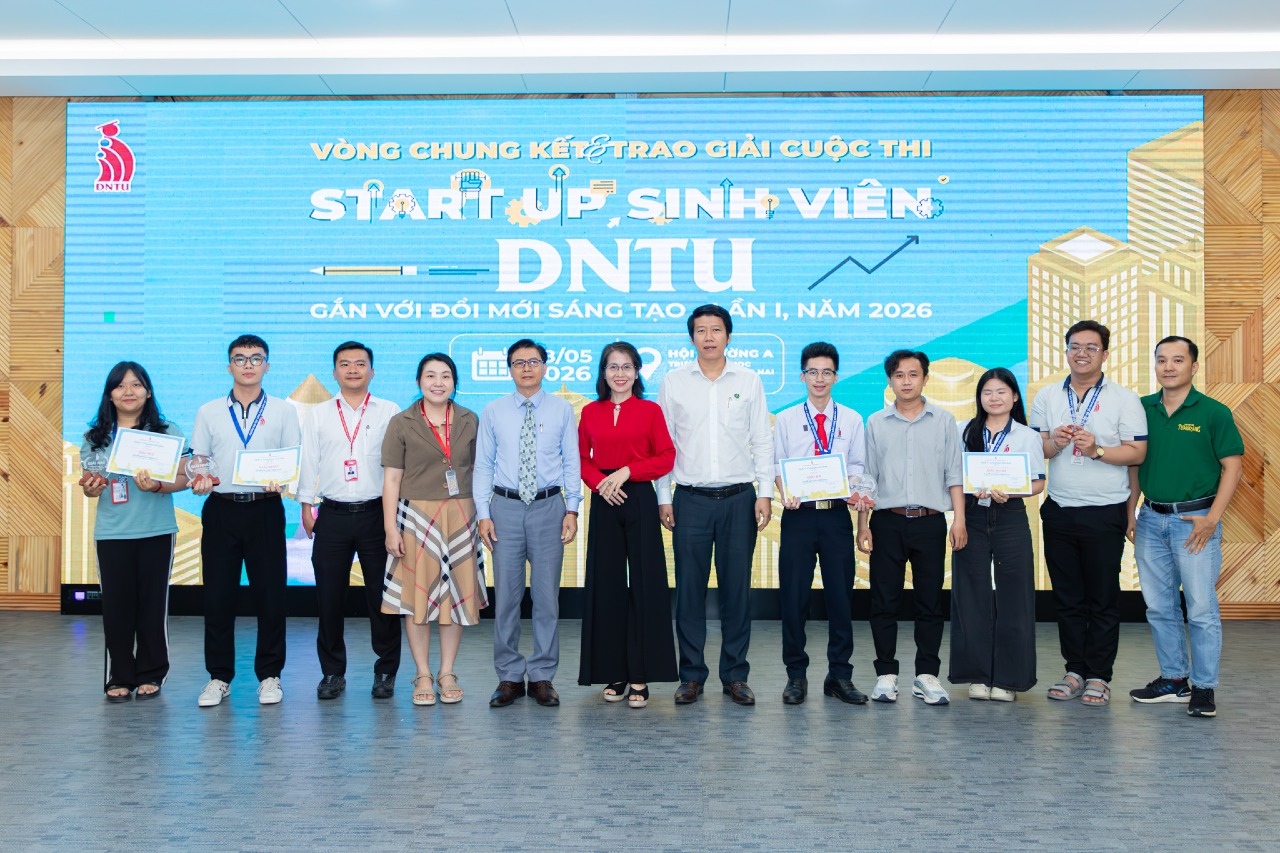 Dấu ấn sáng tạo tại vòng Chung kết cuộc thi “Startup sinh viên DNTU gắn với đổi mới sáng tạo lần I, năm 2026”