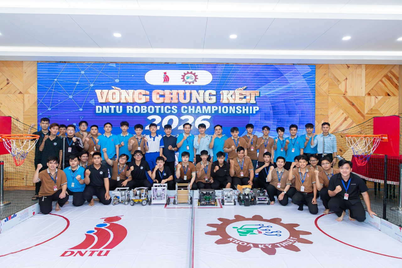 Chung kết DNTU ROBOTICS CHAMPIONSHIP 2026: Khép lại mùa giải bùng nổ của các đội thi 