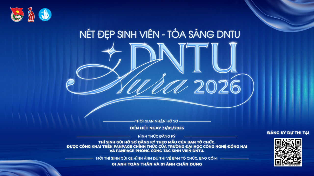 DNTU Aura 2026 gia hạn thời gian nhận hồ sơ đến ngày 31/5/2026