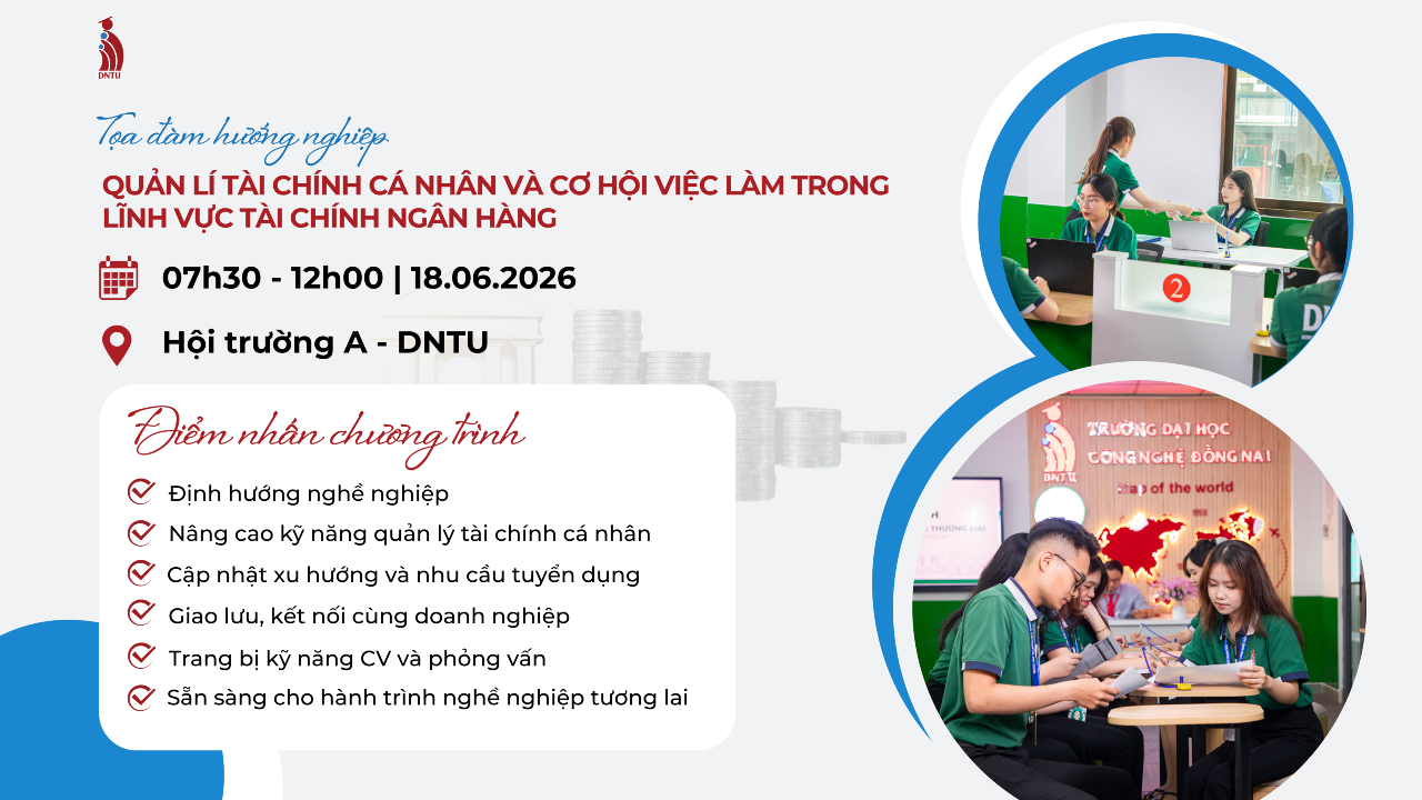 Tọa đàm hướng nghiệp "Quản lý tài chính cá nhân và cơ hội việc làm trong lĩnh vực Tài chính Ngân hàng"