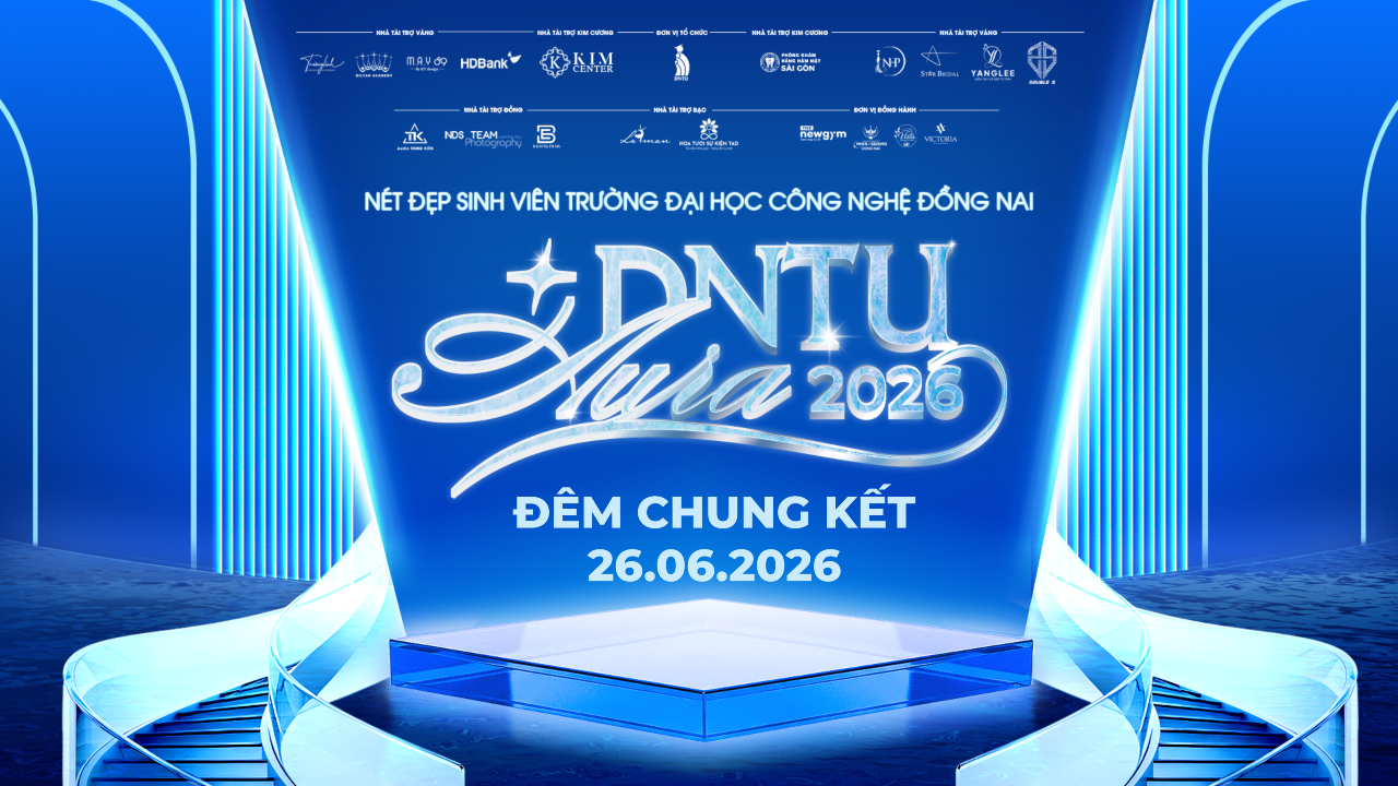 Đếm ngược Đêm chung kết và Trao giải DNTU Aura 2026