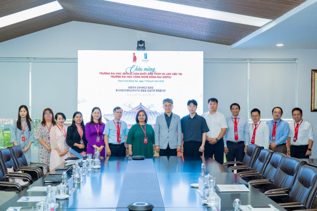 DONG NAI TECHNOLOGY UNIVERSITY EXPANDING ACADEMIC AND CULTURAL EXCHANGE WITH JEONJU UNIVERSITY