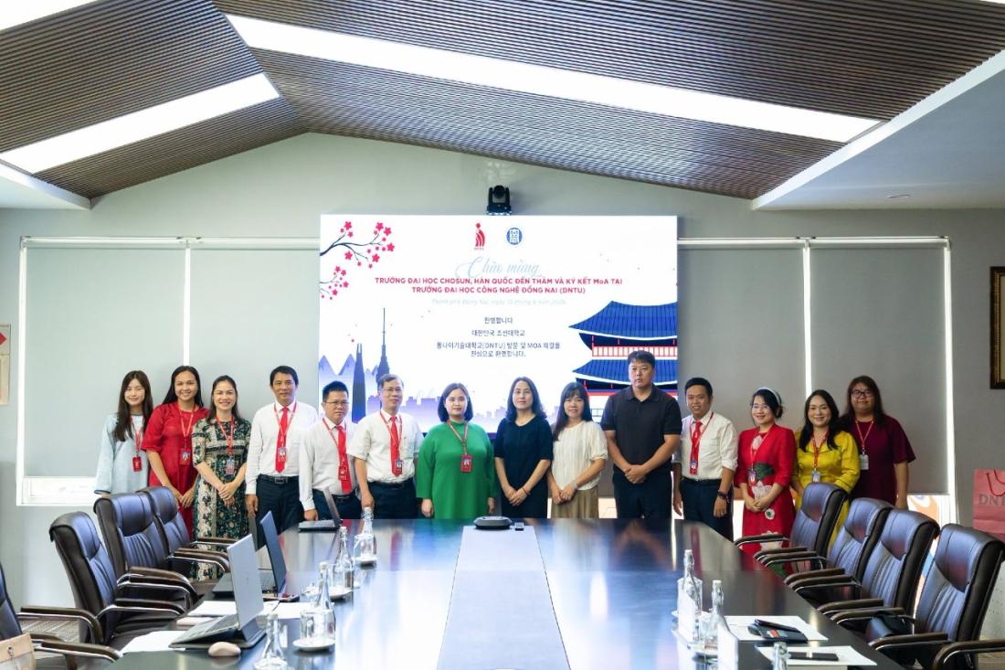 MỞ RỘNG LỘ TRÌNH CHUYỂN TIẾP VÀ DU HỌC HÀN QUỐC CHO SINH VIÊN DNTU VỚI TRƯỜNG ĐẠI HỌC CHOSUN, HÀN QUỐC