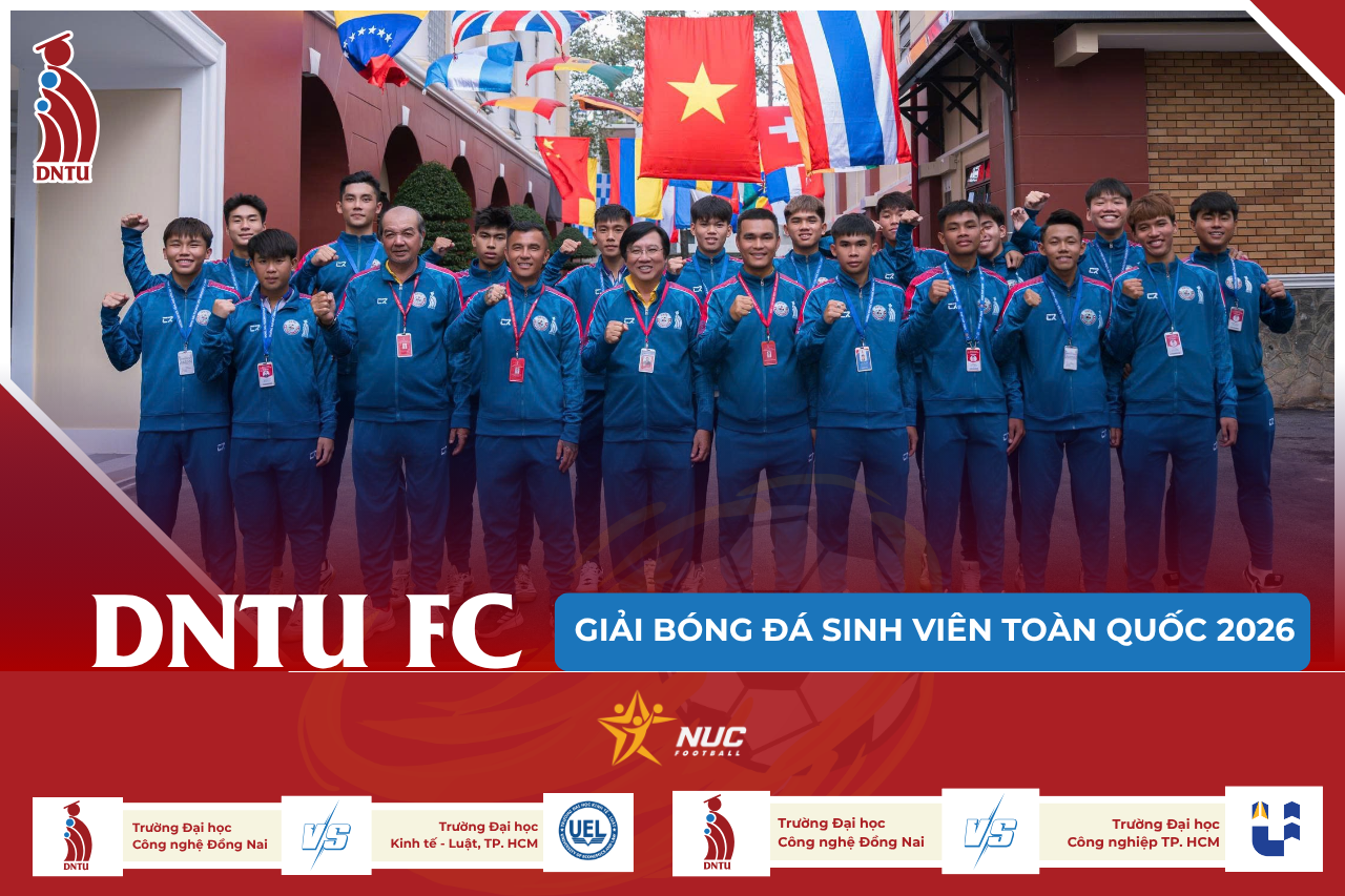 DNTU FC tham gia NUC Bóng đá 2026 – Vòng loại khu vực miền Nam