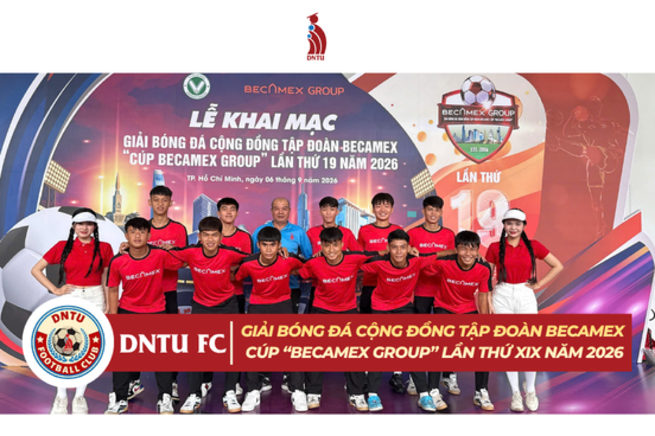DNTU FC tham dự Giải bóng đá cộng đồng Tập đoàn Becamex – Cúp “Becamex Group” lần thứ XIX năm 2026
