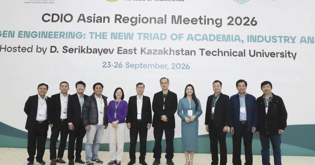 DNTU KẾT NỐI GIÁO DỤC KỸ THUẬT QUỐC TẾ TẠI HỘI NGHỊ CDIO KHU VỰC CHÂU Á 2026